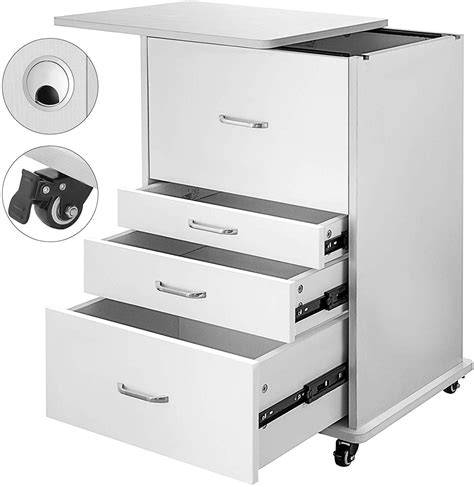 rolling medical cabinet with drawers